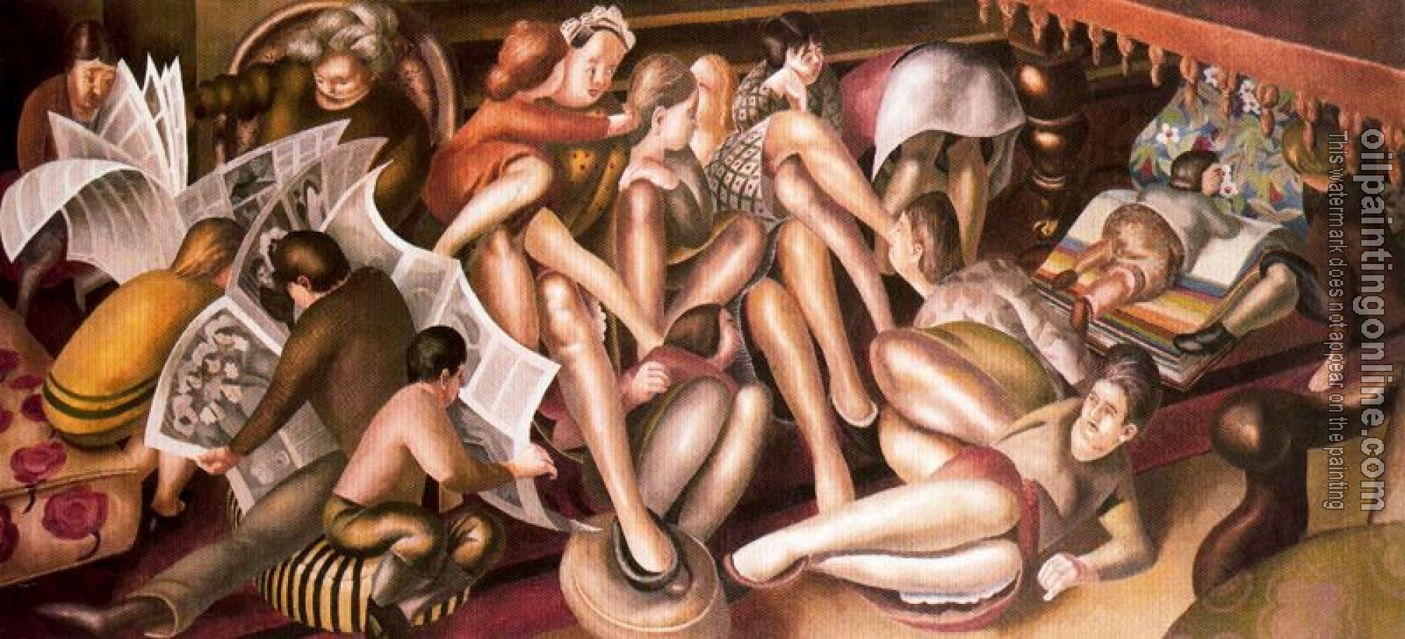 Stanley Spencer - Bridesmaids at Cana